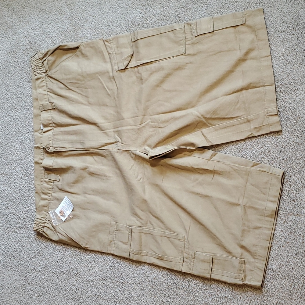 King Size Khaki Cargo Shorts Size 50